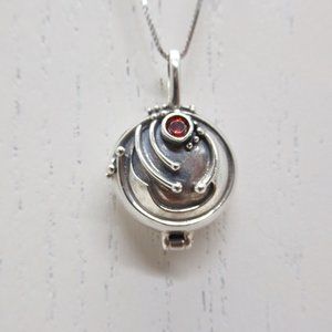 Sterling Locket Necklace